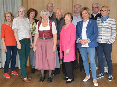 Seniorenratsmitglieder ohne Edith Haller und Horst Baumann